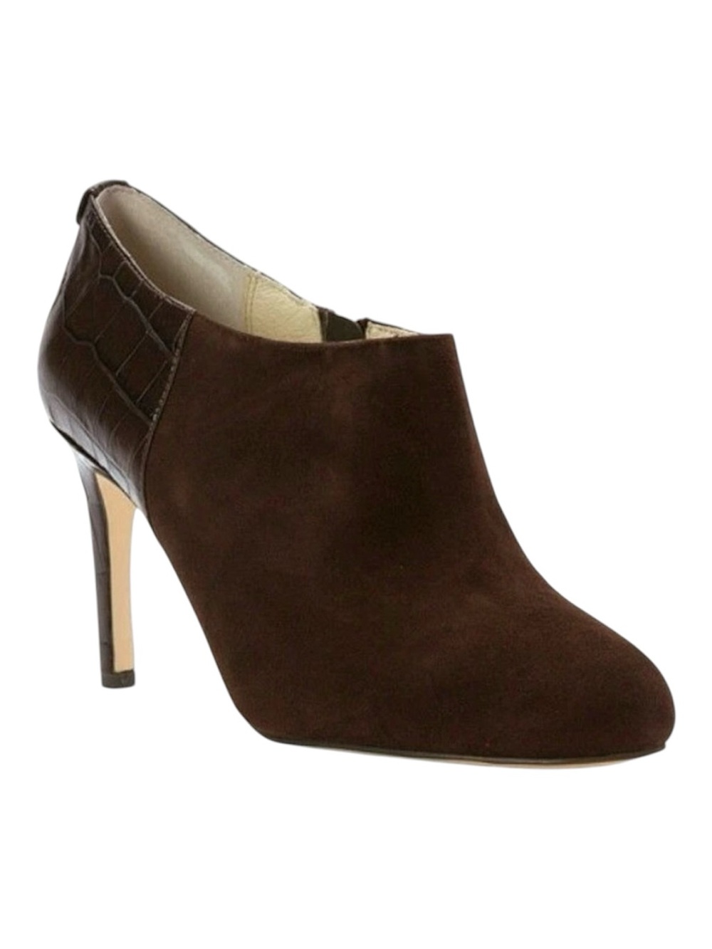MICHAEL Michael Kors Sammy Brown Suede Heeled Ankle Boots size 11
